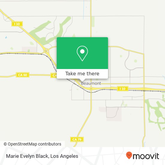 Marie Evelyn Black, 252 W 6th St Beaumont, CA 92223 map