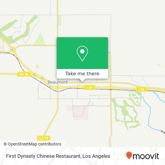 First Dynasty Chinese Restaurant, 1316 E 6th St Beaumont, CA 92223 map