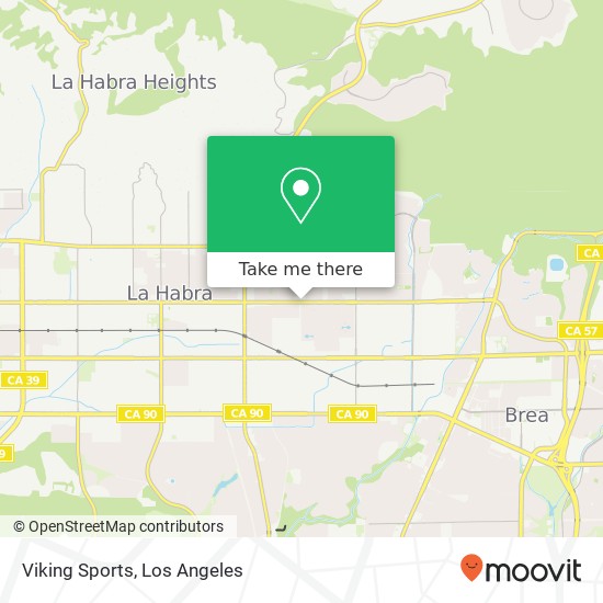 Mapa de Viking Sports, 2017 E La Habra Blvd La Habra, CA 90631