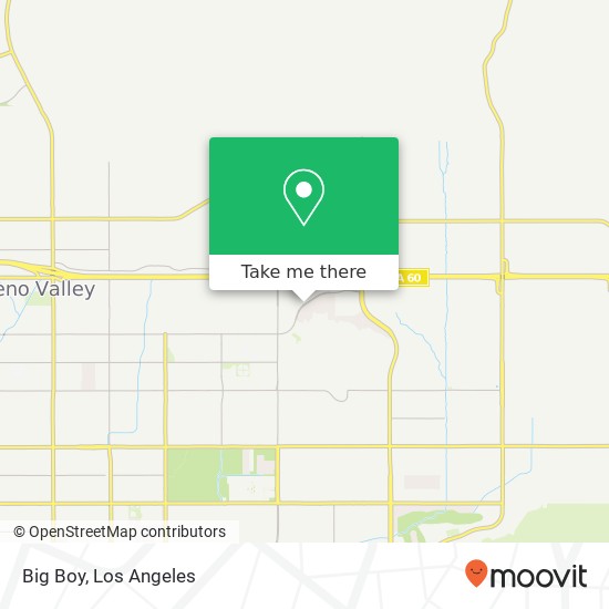 Mapa de Big Boy, 27140 Eucalyptus Ave Moreno Valley, CA 92555