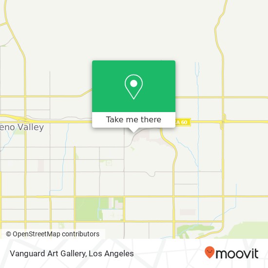 Mapa de Vanguard Art Gallery, 27120 Eucalyptus Ave Moreno Valley, CA