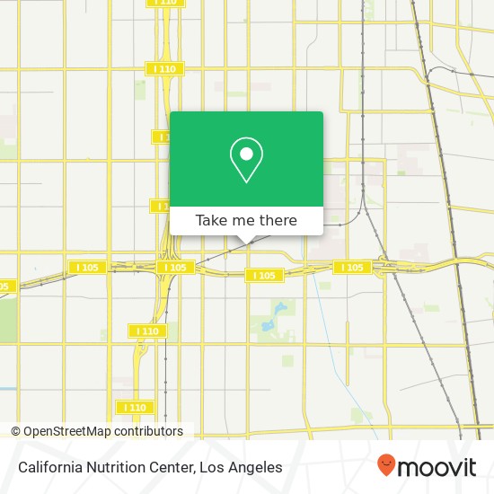 Mapa de California Nutrition Center, 11305 Avalon Blvd Los Angeles, CA 90061