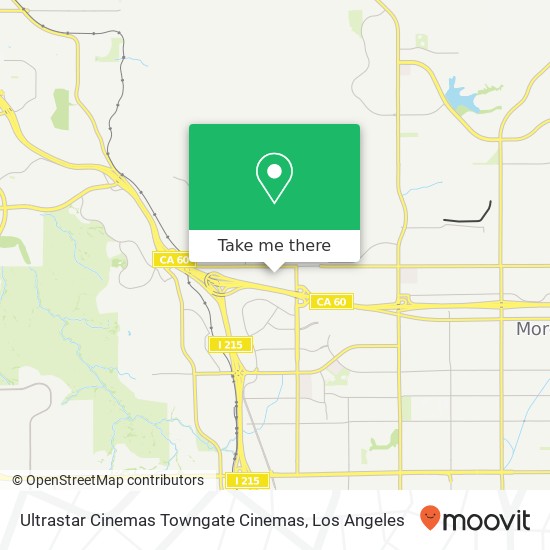 Ultrastar Cinemas Towngate Cinemas map