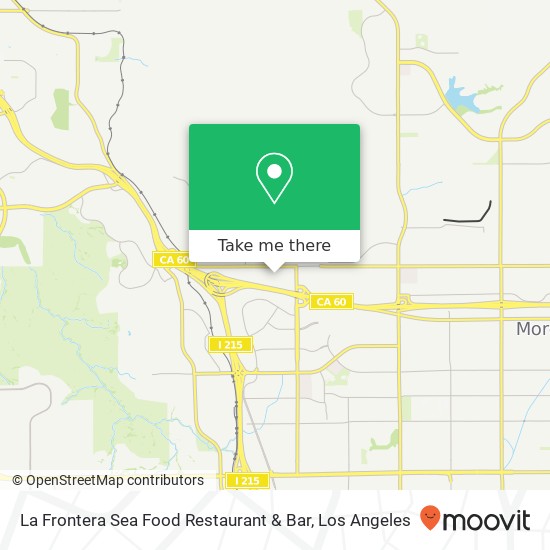 La Frontera Sea Food Restaurant & Bar, 12125 Day St Moreno Valley, CA 92557 map
