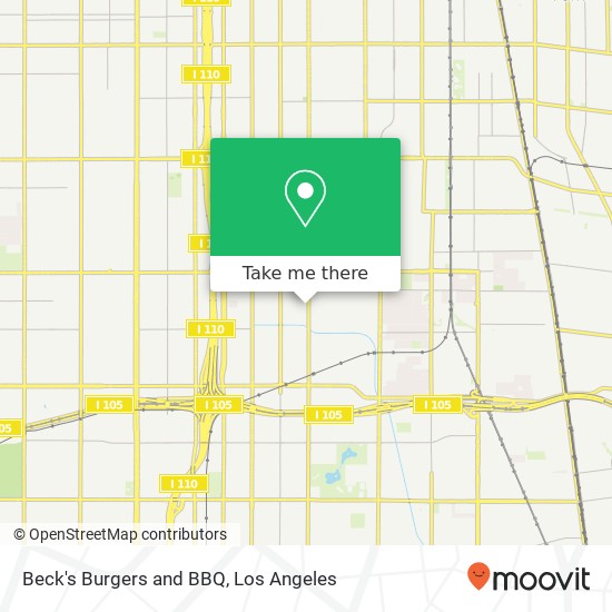 Beck's Burgers and BBQ, 10425 Avalon Blvd Los Angeles, CA 90003 map