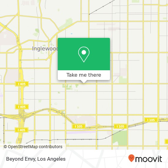 Mapa de Beyond Envy, 3530 W Century Blvd Inglewood, CA 90303
