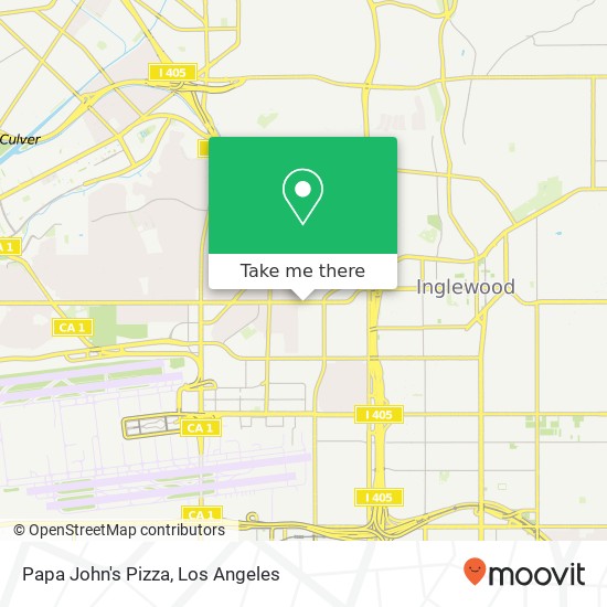 Papa John's Pizza, 5654 W Manchester Ave Los Angeles, CA 90045 map