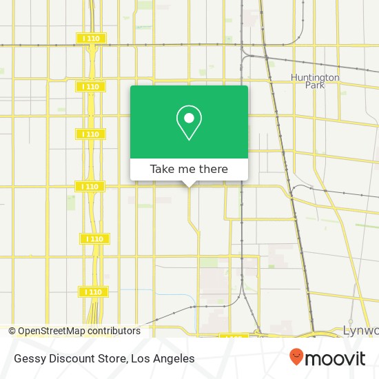Mapa de Gessy Discount Store, 8622 S Central Ave Los Angeles, CA 90002