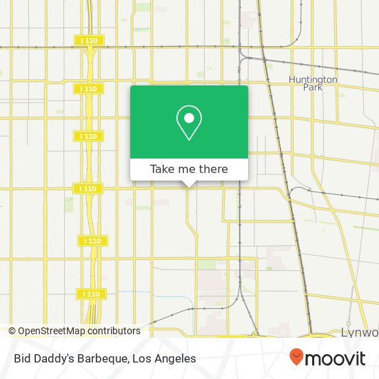 Mapa de Bid Daddy's Barbeque, 1114 Firestone Blvd Los Angeles, CA 90001
