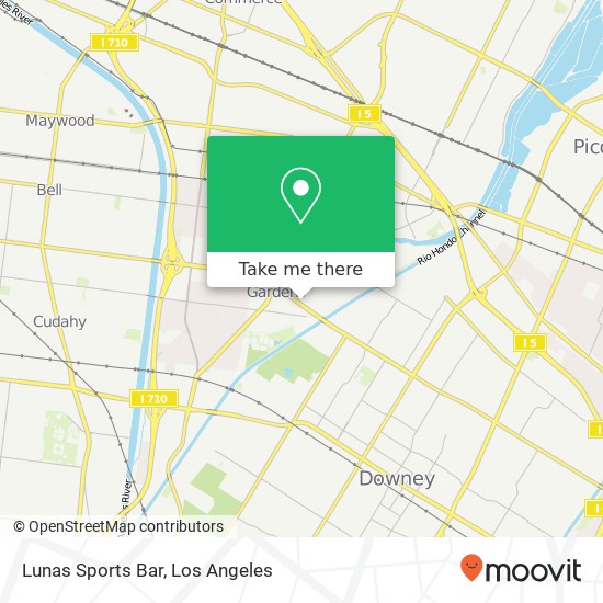 Mapa de Lunas Sports Bar