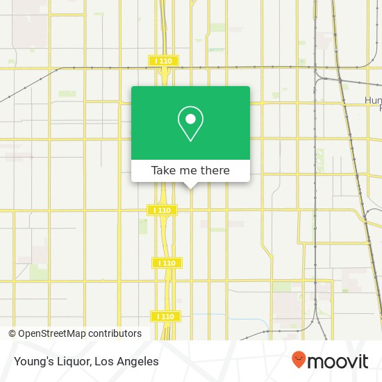 Young's Liquor map