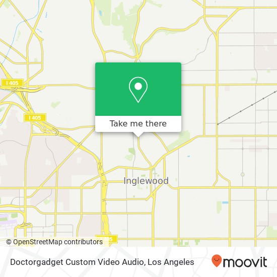 Mapa de Doctorgadget Custom Video Audio, 815 N La Brea Ave Inglewood, CA 90302