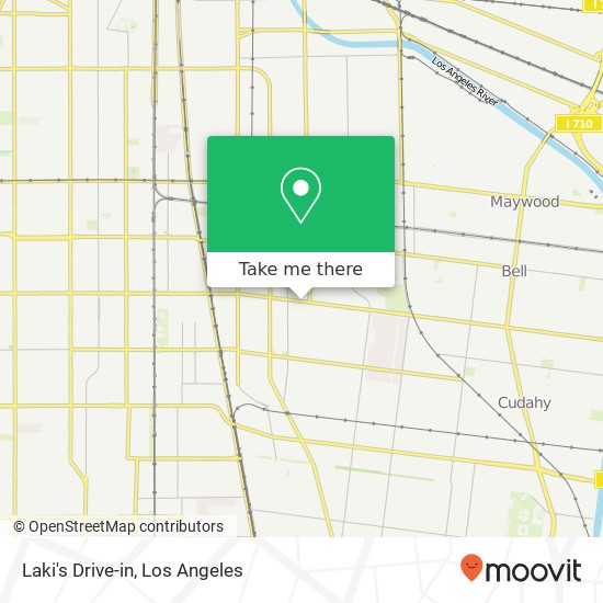 Mapa de Laki's Drive-in, 2781 E Florence Ave Huntington Park, CA 90255