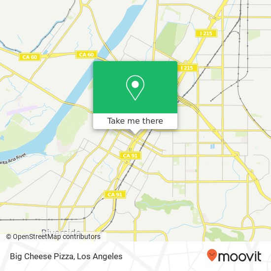 Big Cheese Pizza, 3397 Mission Inn Ave Riverside, CA 92501 map