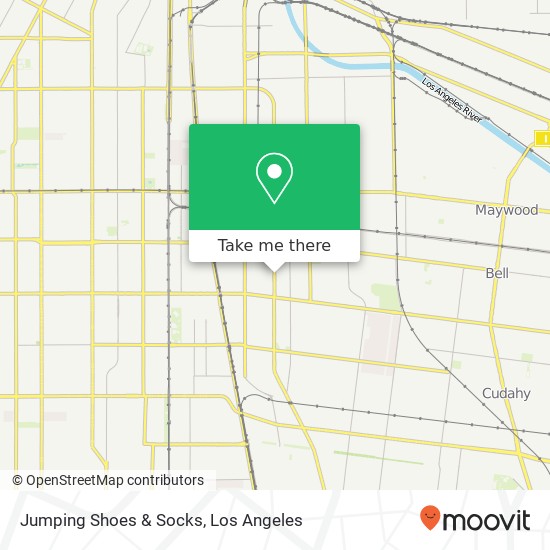 Mapa de Jumping Shoes & Socks, 6812 Pacific Blvd Huntington Park, CA 90255