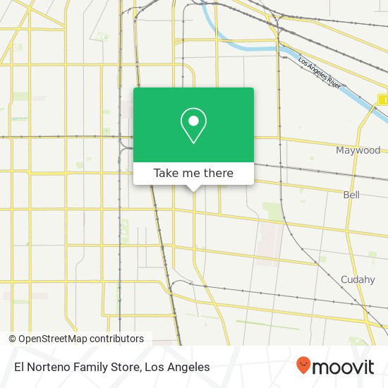 Mapa de El Norteno Family Store, 6801 Pacific Blvd Huntington Park, CA 90255