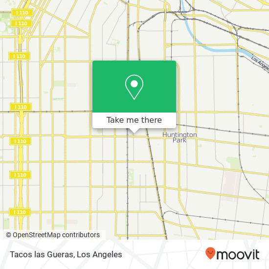 Mapa de Tacos las Gueras, 6302 Holmes Ave Los Angeles, CA 90001