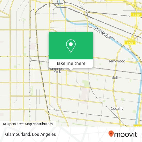 Mapa de Glamourland, 2967 E Gage Ave Huntington Park, CA 90255