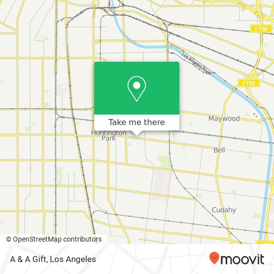 Mapa de A & A Gift, 3003 E Gage Ave Huntington Park, CA 90255