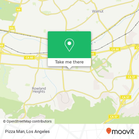 Pizza Man, 19209 Colima Rd Rowland Heights, CA 91748 map