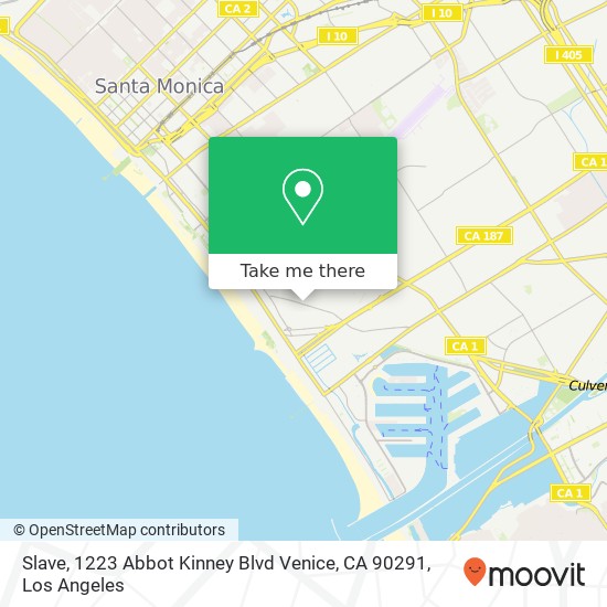 Slave, 1223 Abbot Kinney Blvd Venice, CA 90291 map