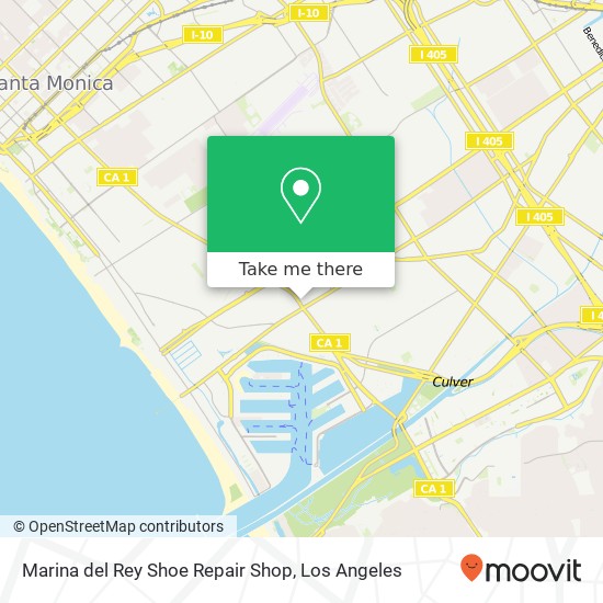 Marina del Rey Shoe Repair Shop, 2548 Lincoln Blvd Venice, CA 90291 map