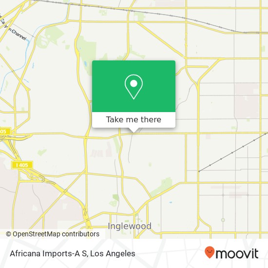 Mapa de Africana Imports-A S, 4442 W Slauson Ave Los Angeles, CA 90043