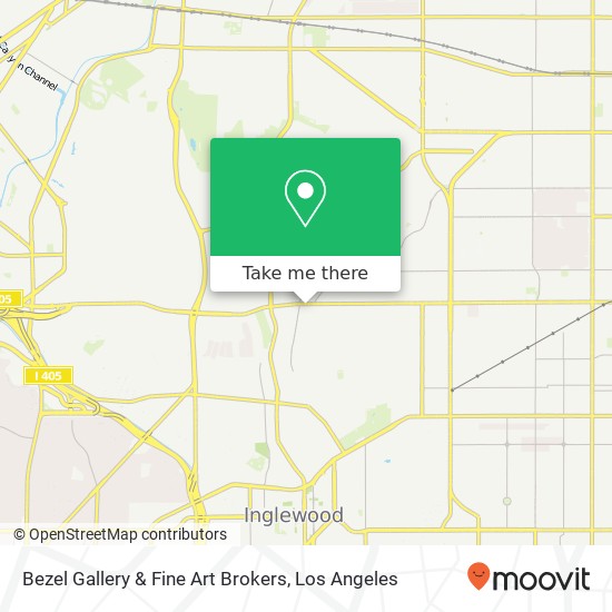 Mapa de Bezel Gallery & Fine Art Brokers, 4434 W Slauson Ave Los Angeles, CA 90043