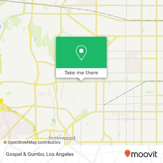 Mapa de Gospel & Gumbo, 3947 W Slauson Ave Los Angeles, CA 90043