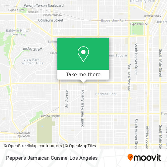 Mapa de Pepper's Jamaican Cuisine