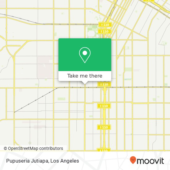 Mapa de Pupuseria Jutiapa, 5701 S Vermont Ave Los Angeles, CA 90037