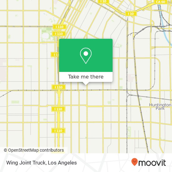 Mapa de Wing Joint Truck, 5625 Avalon Blvd Los Angeles, CA 90011