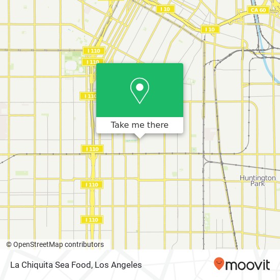 Mapa de La Chiquita Sea Food, 5400 Avalon Blvd Los Angeles, CA 90011