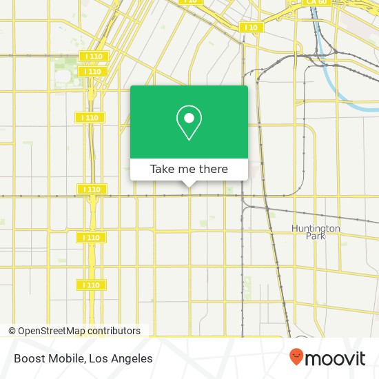 Mapa de Boost Mobile, 5701 S Central Ave Los Angeles, CA 90011