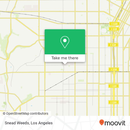 Mapa de Snead Weeds, 2105 W 54th St Los Angeles, CA 90062