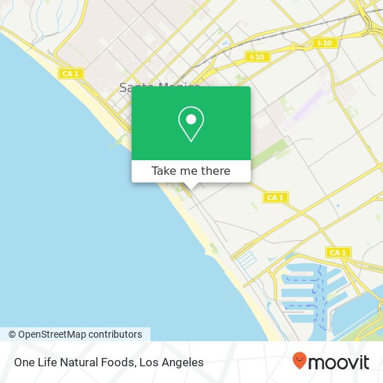 One Life Natural Foods, 3001 Main St Santa Monica, CA 90405 map