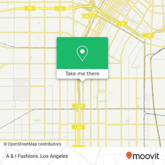 Mapa de A & I Fashions, 312 W 46th St Los Angeles, CA 90037