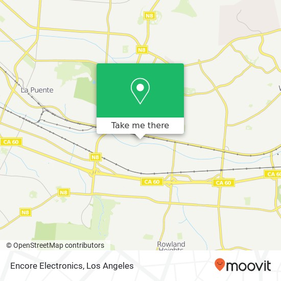 Mapa de Encore Electronics, 783 Phillips Industry, CA 91748