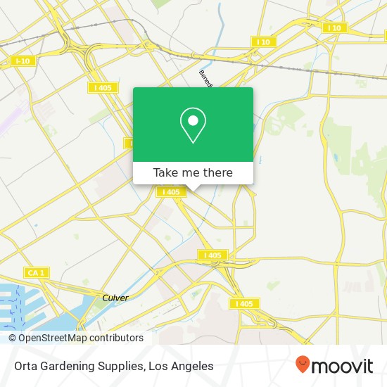 Orta Gardening Supplies, 4491 Sepulveda Blvd Culver City, CA 90230 map