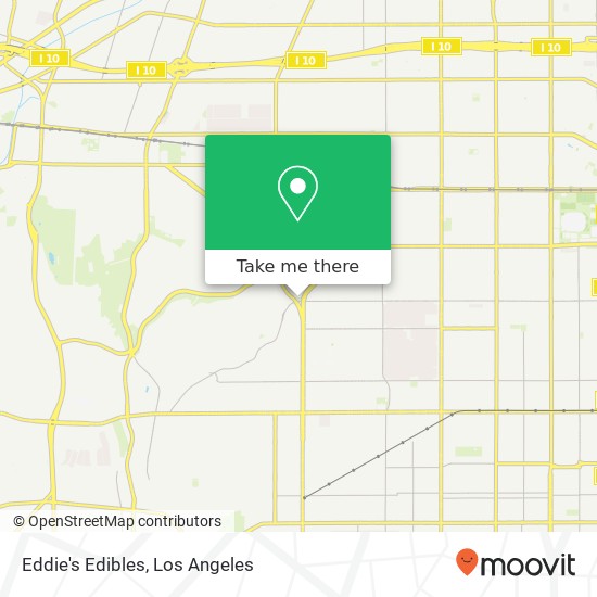 Mapa de Eddie's Edibles, Los Angeles, CA 90008