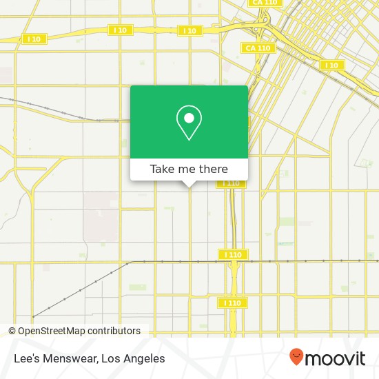 Lee's Menswear, 4369 S Vermont Ave Los Angeles, CA 90037 map