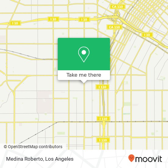 Mapa de Medina Roberto, 4209 S Vermont Ave Los Angeles, CA 90037