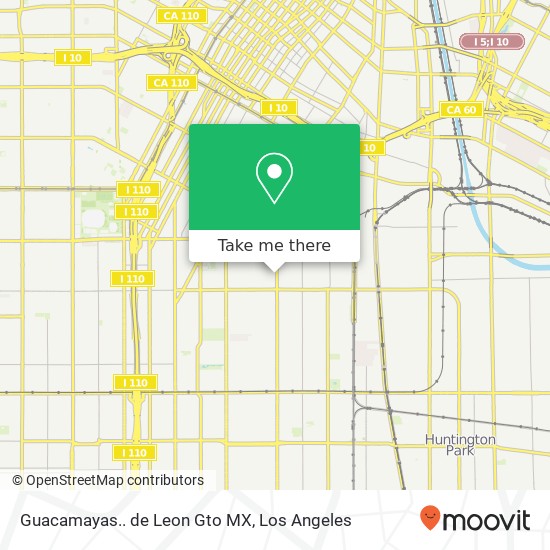 Mapa de Guacamayas.. de Leon Gto MX, 4269 S Central Ave Los Angeles, CA 90011