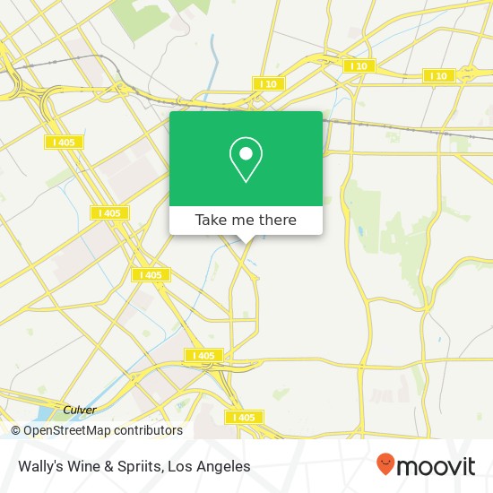 Wally's Wine & Spriits map