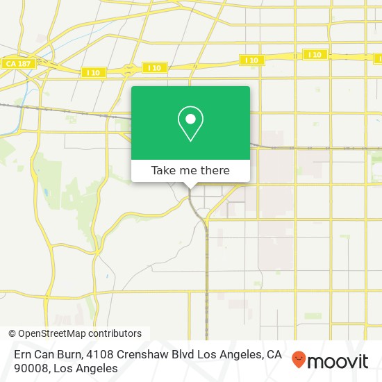 Ern Can Burn, 4108 Crenshaw Blvd Los Angeles, CA 90008 map