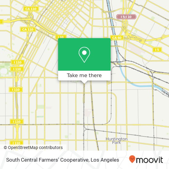 Mapa de South Central Farmers' Cooperative, 1702 E 41st St Los Angeles, CA 90058