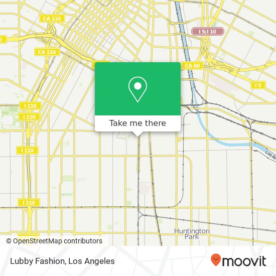 Mapa de Lubby Fashion, 1680 E 40th Pl Los Angeles, CA 90058