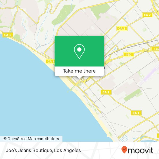 Mapa de Joe's Jeans Boutique, 315 Colorado Ave Santa Monica, CA 90401