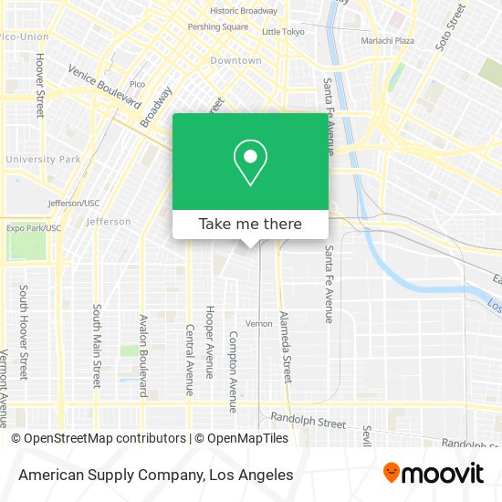 American Supply Company map