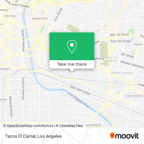 Tacos El Carnal map